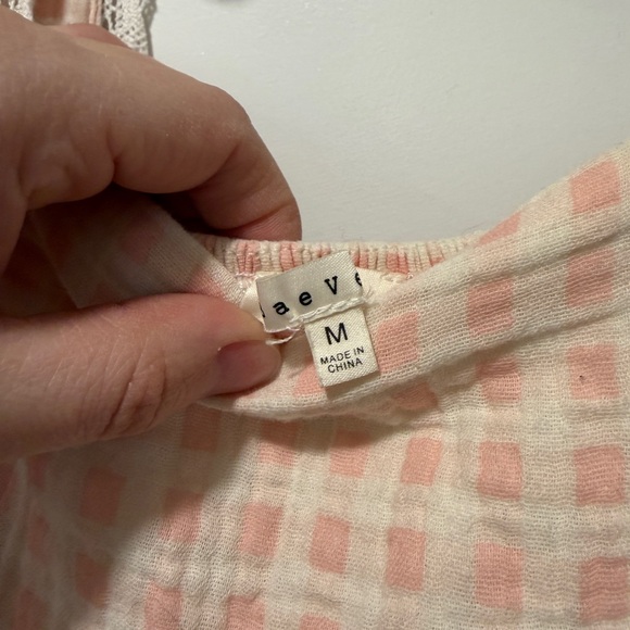 Pinkblush Light Pink Gingham Midi Dress - Picture 5 of 5